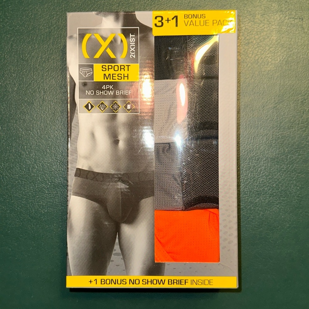 4 pack 2(x)ist briefs
